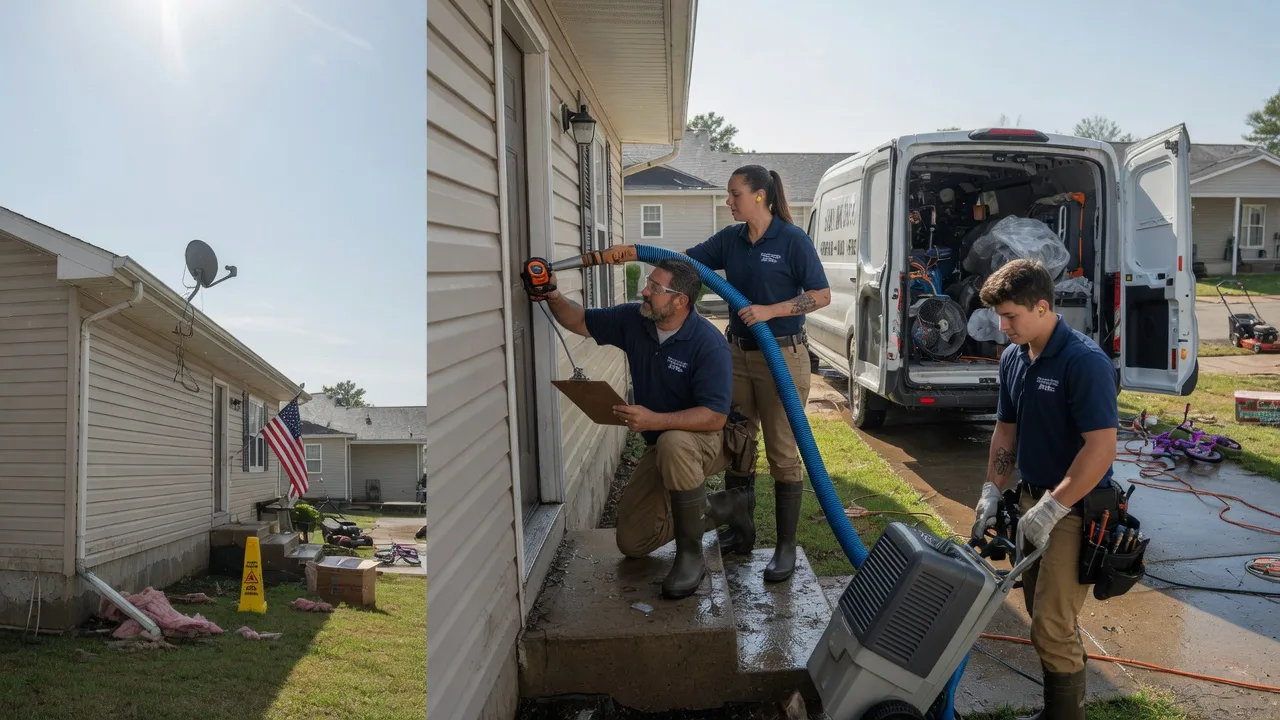 Ceiling Water Damage Restoration in Gladwin, MI near me